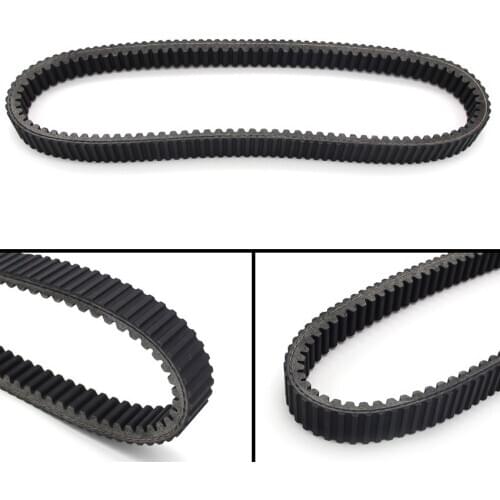 Motorcycle rubber drive belt gear pulley for Polaris Sport 550 Touring ES Supertrak 340 Ultra RMK Wide Trak GT LX WideTrak