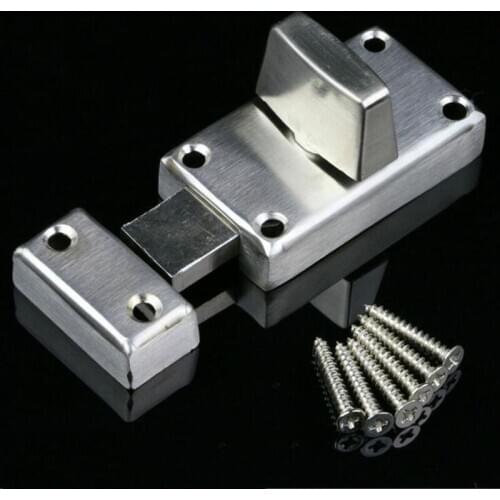 Stainless steel Door Latch buckle thicker widened spring Bolt