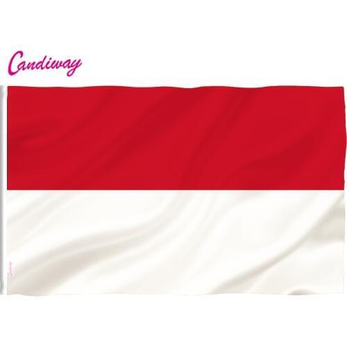 Hanging 3x5 Monaco Flag Principality Banner French Riviera Pennant Office/Activity/parade/Festival/Home Decoration New fashion