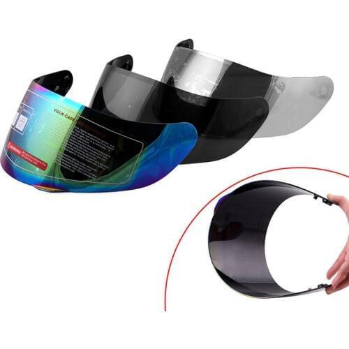High Quality Universal Full Face Glasses Multicolor Lens Motorbike Helmet Lens Full Face For AGV K5 K3 SV