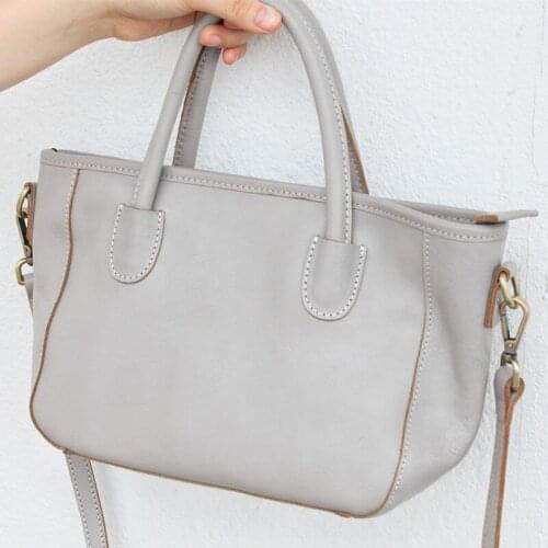 Classic Handbag & Purses Women Crossbody Bags Natural Cowhide Shopper Tote High Quality Genuine Leather Shoulder Female Hand Bag