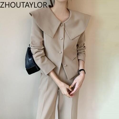 ZHOUTAYLOR Womens Autumn Pantsuits