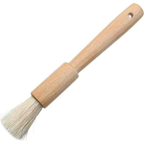 1pc Basting Brush Creative Wooden Handle Multi-Purpose Baking Brush Grilling Brush BBQ Tools Accessories For Camping