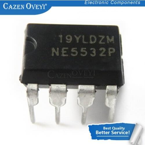 10pcs/lot NE5532 NE5532P NE5532N DIP-8 In Stock