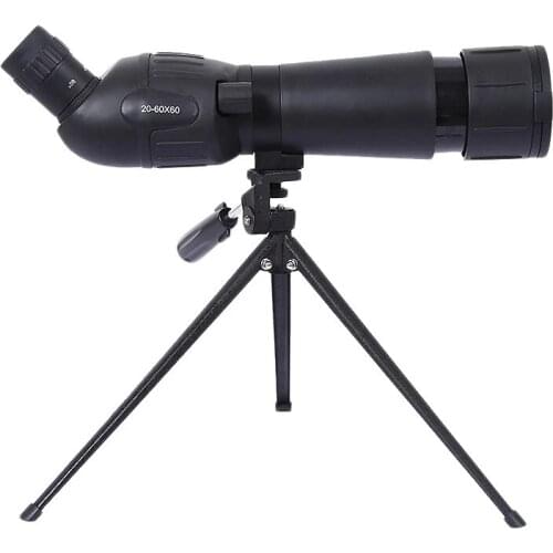 20-60x60 HD Telescope Waterproof Low Light Night Vision Monocular Outdoor Camping Bird Watching Telescope with Tripod