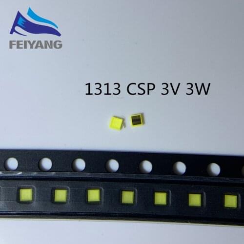 50pcs For SAMSUNG LED LCD Backlight TV Application LED Backlight 3W 3V CSP 1313 Cool white for TV TV Application
