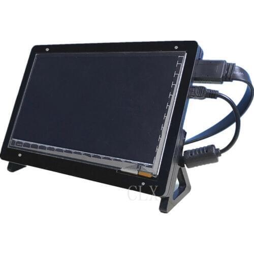 7 Inch LCD Acrylic Case Raspberry Pi 3 Model B LCD Touch Screen Display Monitor Bracket Case for Raspberry Pi 3 LCD