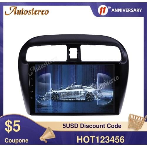 Android 9.0 64G Carplay Car Multimedia Radio Player For Mitsubishi Mirage 2012-2016 Car GPS Navigation Player Radio Recorder ISP