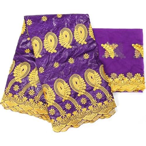 Bazin Rich Tissues 2021 New African Sewing Materials Cotton 100% Tissue Dubai Jacquard Fabrics Hometextile Fabric 5+2 yards/lot