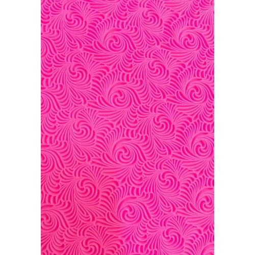 Big Size Pink color Silicone Lace Mat Kitchen Sugar craft Lace Mold DIY Baking Mat Wedding Fondant Cake Silicone Mold