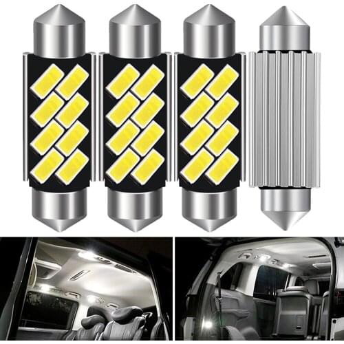 Canbus LED Light Bulb C5W 31mm 36mm 39MM 41mm Car Interior Dome Map License Plate Light For Golf 3 4 5 Passat 3c B6 B5 Polo