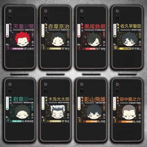 Haikyuu!! Karasuno Jersey Shoyo Hinata Phone Case for Xiaomi Mi Note 10 Lite Mi 9T Pro xiaomi 10 10 CC9 Pro