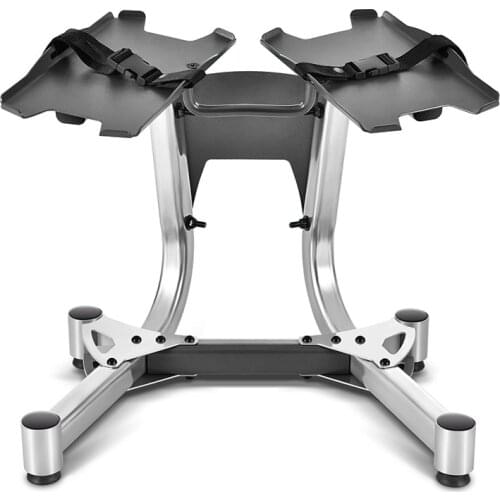 Juego de mancuernas ajustables de 24 KG, mancuernas de repuesto de combinación rápida, soporte de mancuernas de 90 libras, gran