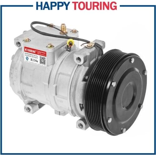 10PA17C AC A/C Compressor With Clutch For John Deere Tractor 4472004930 4472004932 4472005031 4471002381 4471002388 4472003084