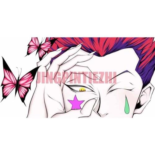 Car Stickers Vinyl Motorcycle Decal Car Window Body Decorative for HUNTER X HUNTER Hisoka Graphics and Personality Car Stickers
