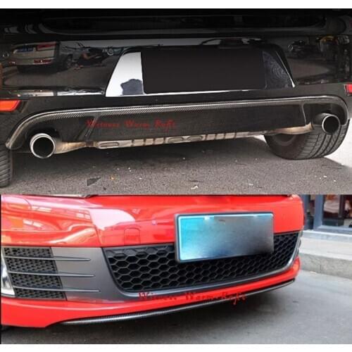 Carbon Fiber FRP Car front bumper lip rear diffuser Splitter Side Skirts Aprons for Volkswagen Golf 6 MK6 GTI 2010-2013 Body kit
