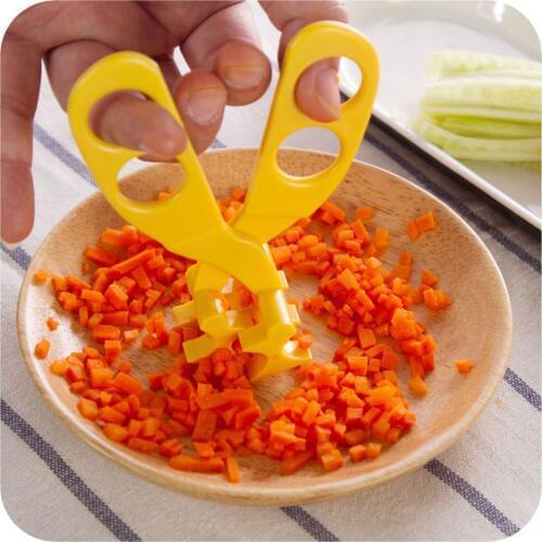 Baby Food Scissors Baby Feeding Helper Kitchen Shears Dinnerware New High Quality Mothers and Babies Supplies Food Grade