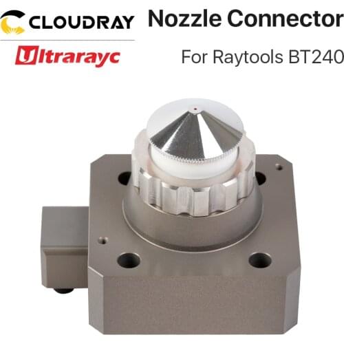 Ultrarayc Original BT240 Nozzle Connector BT240 Bottom Metal Part for Raytools BT240 Nozzle Ceramic Accessories Install