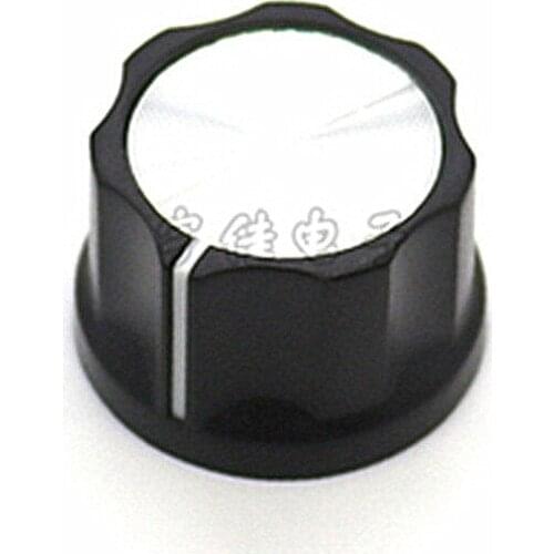10 Pieces Plastic Flower Shaft Knob Diameter 25mm Height 16mm Potentiometer Encoder Knob Gear Shaped Inner Hole 6mm