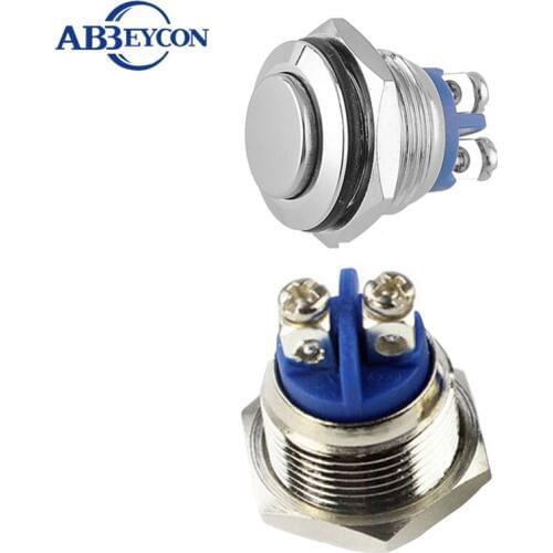 TY 1604 IP67 16mm momentary screw terminal stainless steel High riser switch IB16A-G10J
