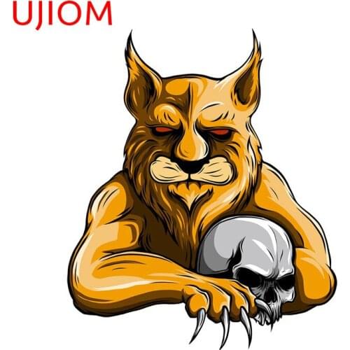 UJIOM Tiger Anger Home Decoration Bedroom Living Room Decorations Moisture Proof Wall Stickers Kitchen Decorative Decals