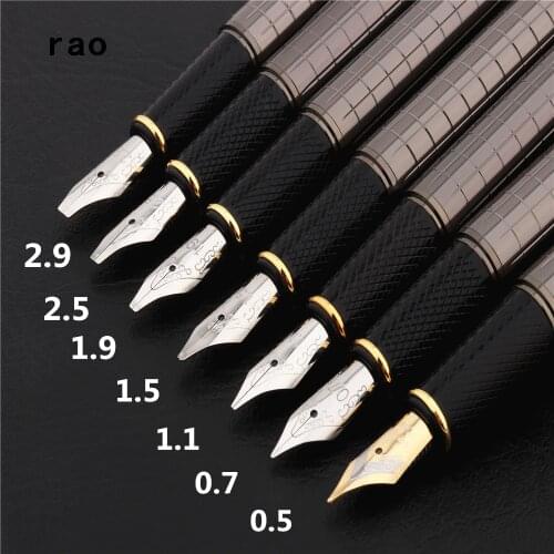 High quality 509 Gray 0.5/0.7/1.1/1.5/1.9/2.5/2.9 Art calligraphy Nib school Student office stationery Fountain Pen