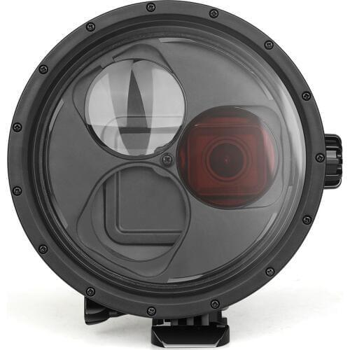 Waterproof Housing Magnifying Lens Filter Camera Protective Case 45M for GoPro Hero 5 6 7 Black Sports Camera Accessories