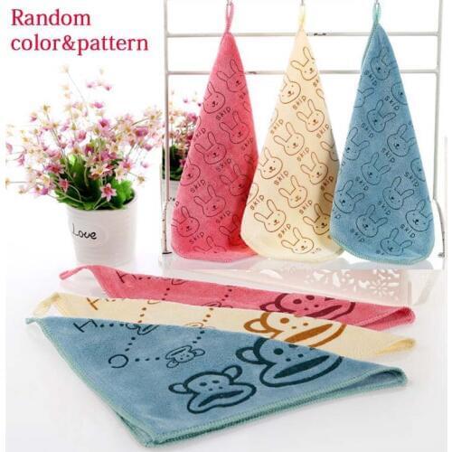 1PCS/5pcs Thickening Cartoon Cleaning Towel Cloth Microfiber Car Wash Waxing Polishing Drying Detailing Car Kitchen Housework