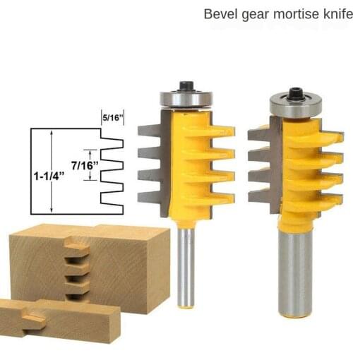 1PC Tongue and Groove Finger Joint Router Bit Woodworking Chisel Cutter Milling Cutter for Drawer Flooring Cabinet Door