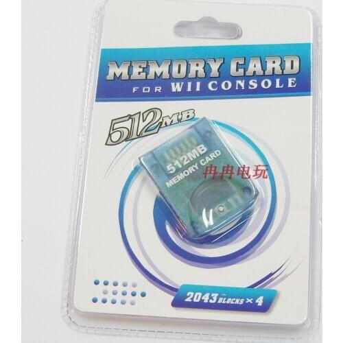512M Brand New memory card for Nintendo For Wii Console Memory Storage Card Save Saver GC For Wii