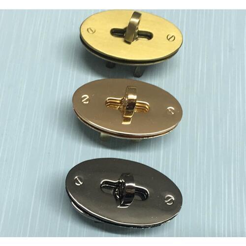 7.5cm Gold Metal Handbag Lock Large Twist Lock 10pcs/lot