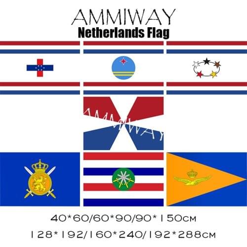 AMMIWAY Any Size Royal Netherlands Army Air Force Governor of Aruba Antilles 1966–1986 Suriname NL VLAG CDS Flags and Banners