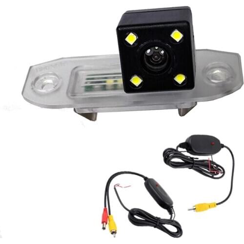 Wireless wire 4Led CCD Rear View Camera For Volvo S40 S60 S60L C30 C70 XC60 XC70 XC90 S80 S80L V50 V60 V70 Parking Accessories