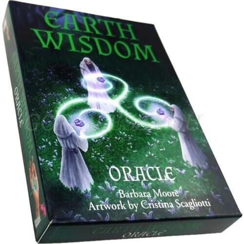 Earth Wisdom Oracle Cards Full English 32 Cards Deck Tarots Mysterious Divination Family Party Board Game Drop Shipping