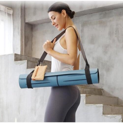 Yoga Mat Strap Anti-skidding Double-sided Thicker High Density Yoga Mat Sling Strap for Gym Yoga Mat Carrying Strap Mat Carrier