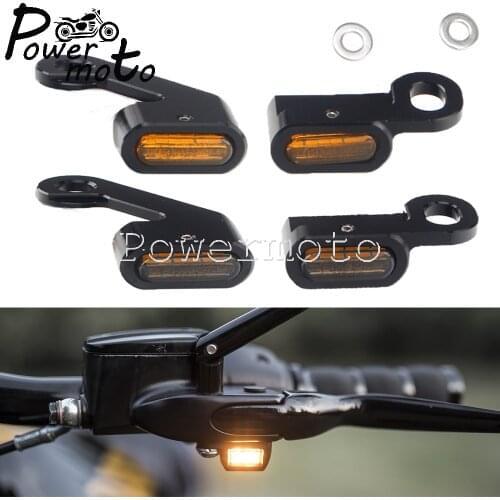 Motorbike E4 LED CNC Amber Turn Signal Indicator Light for Harley Touring Street Electra Glide Road King Ultra Limited 2000-2013