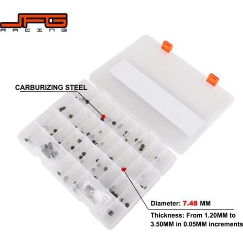 Motorcycle 1 Box 7.48mm Valve Shim Kits 69Pcs For HONDA CRF150R CRF250R CRF250X VFR750F VFR800F NX250 RVF750R ST1100 ST1300