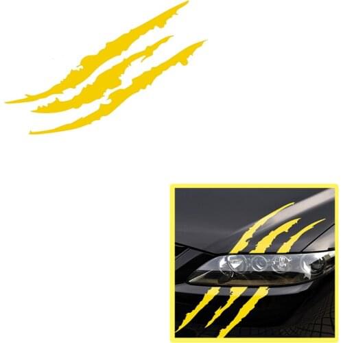 Car Sticker Reflective Monster Claw Scratch Stripe Sticker for Toyota Camry Corolla RAV4 Yaris Highlander/Land Cruiser/PRADO Vio