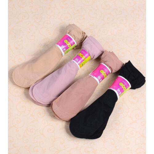 New Arrival Transparent Women Men Feet Black Socks Velvet Flat Short Silk Factory Wholesale