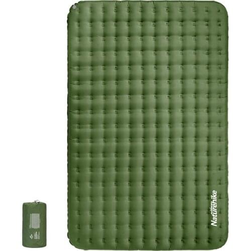 【New store 】 TPU Thickened Double Inflatable Mattress Camping Siesta Portable Waterproof Outdoor Mat NH19QD010 Naturehik