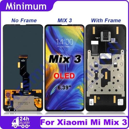 6.39" OLED For Xiaomi Mi Mix 3 Mix3 LCD Display Touch Screen Digitizer Assembly For Mi Mix 3 Mix3
