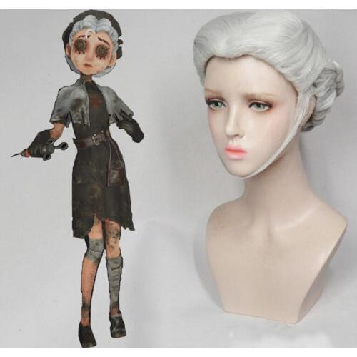 Game Identity V Cosplay Wig Doctor Emily Dyer Dark Side Cosplay Wig Synthetic Hair Wig Halloween Party Women Cosplay Wigs