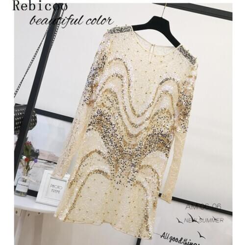 Rebicoo Women's T-shirts With Sequins