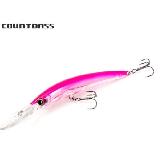 COUNTBASS Deep Diver Minnow Anglers Fishing Lures 130mm 24.5g Floating, Diving Depth 4m Trolling Bait Leurre HardBaits