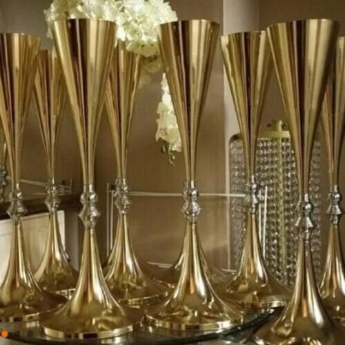 Wedding Flower Vase 70cm Tall Event Road Lead Table Centerpiece Pillar Flower Stand For Home Party Decoration