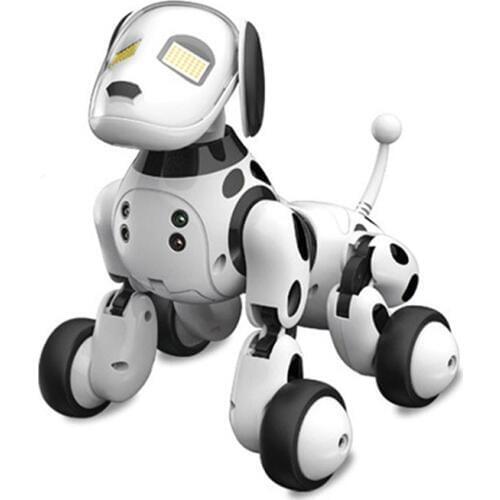 Robot Dog Chip Smart Pet Intelligence Toy RC 2.4G Wireless Electronic Pets Dog Talking Remote Control Animals Gift For Birthday