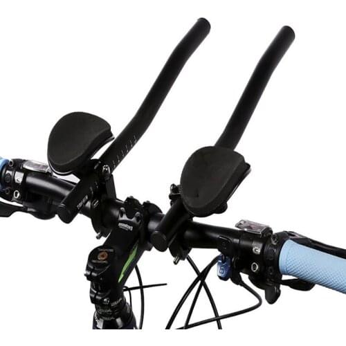 Bicycle Rest TT Handlebar Aluminium Alloy Rest Handle for Triathlon Time Trial Tri Cycling Bike for Bike Long Distance Riding