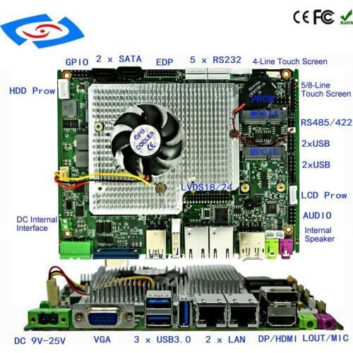 Embedded Industrial Mini ITX Motherboard Based On Dual Core i5-2430M Board With Touch Function Mainboard