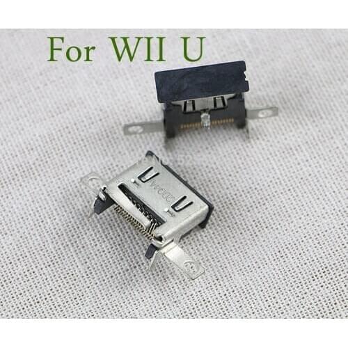 1pc for Nintend Wii U WiiU Original used HDMI-compatible Interface Port Connector Socket Game Console Replacement Repair Part