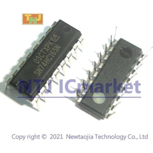 10 PCS SN74HC165N DIP-16 74HC165N 74HC165 8-Bit Parallel-Load Shift Registers Chip IC